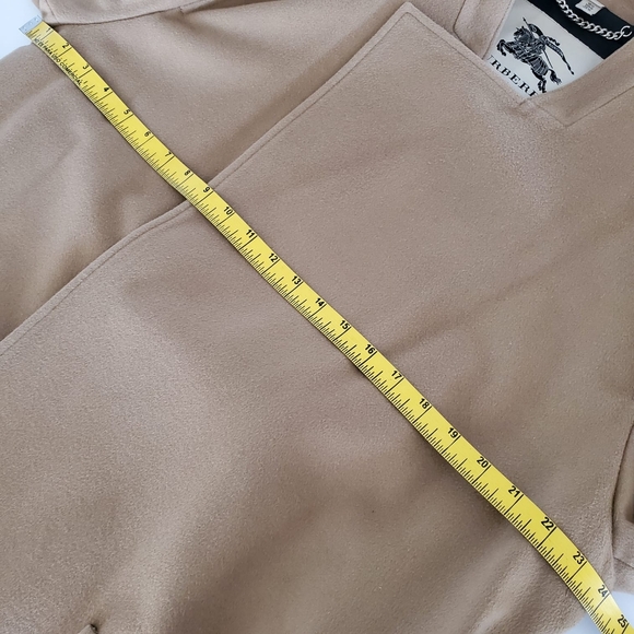 Burberry London Camel "Heronsby" Wool 78% Cashmere 22% Oversized Wrap Coat - Picture 8 of 17